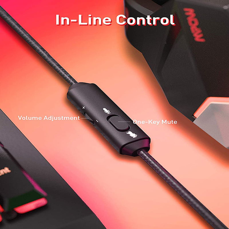 Custom Logo LED RGB Gaming Headset Over Ear Gaming Headphones For PC And PS4