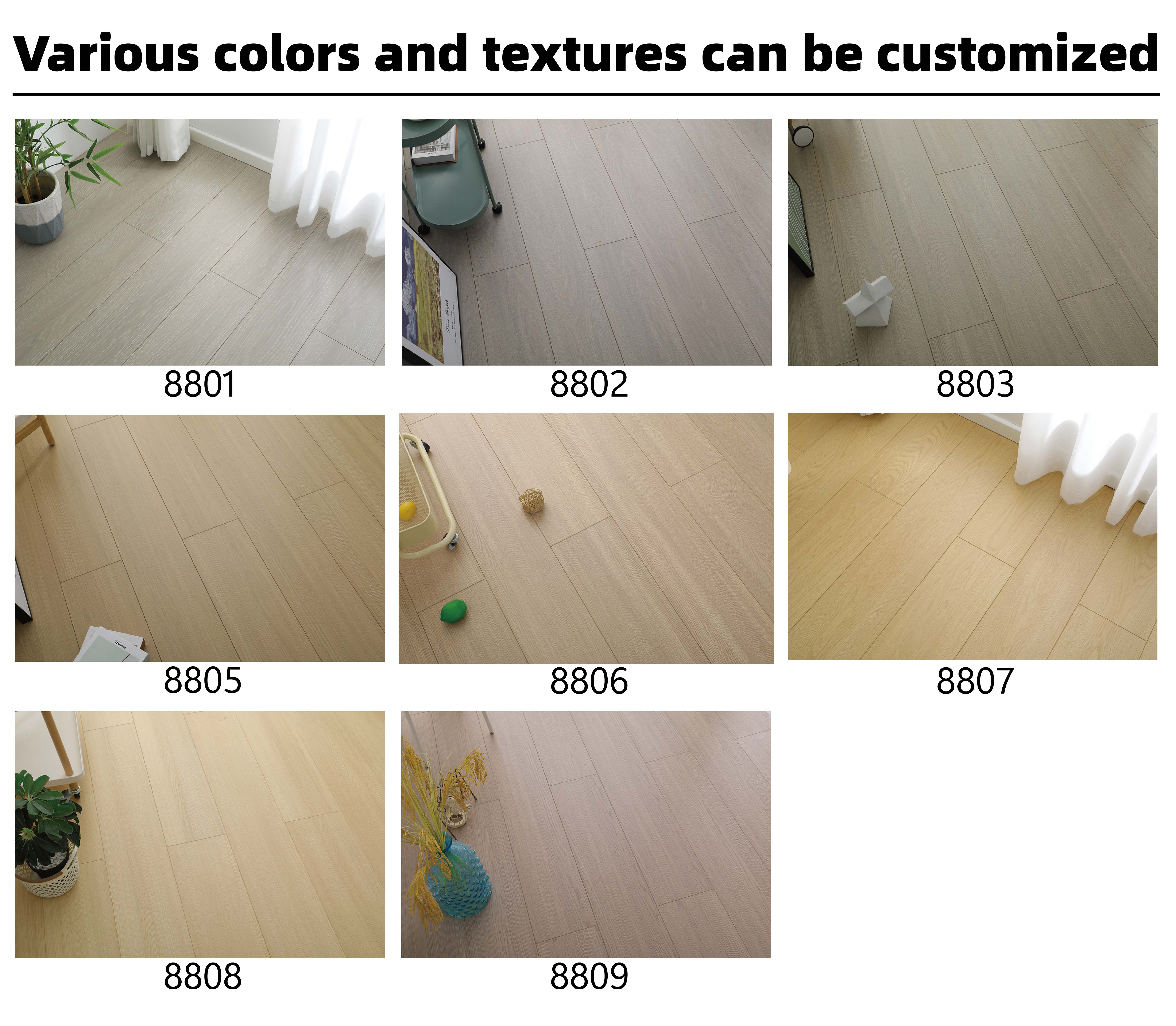 Three-Layer Oak Engineered HPL Flooring with AB Grade and Formaldehyde-Free Material