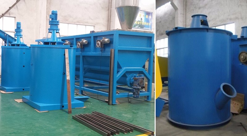 PET bottle crushing washing drying recycling line