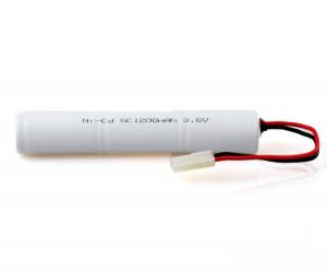 Buy cheap SC1200mAh 3.6 Volt NiCd Battery Nickel Cadmium Cell Stick Pack product