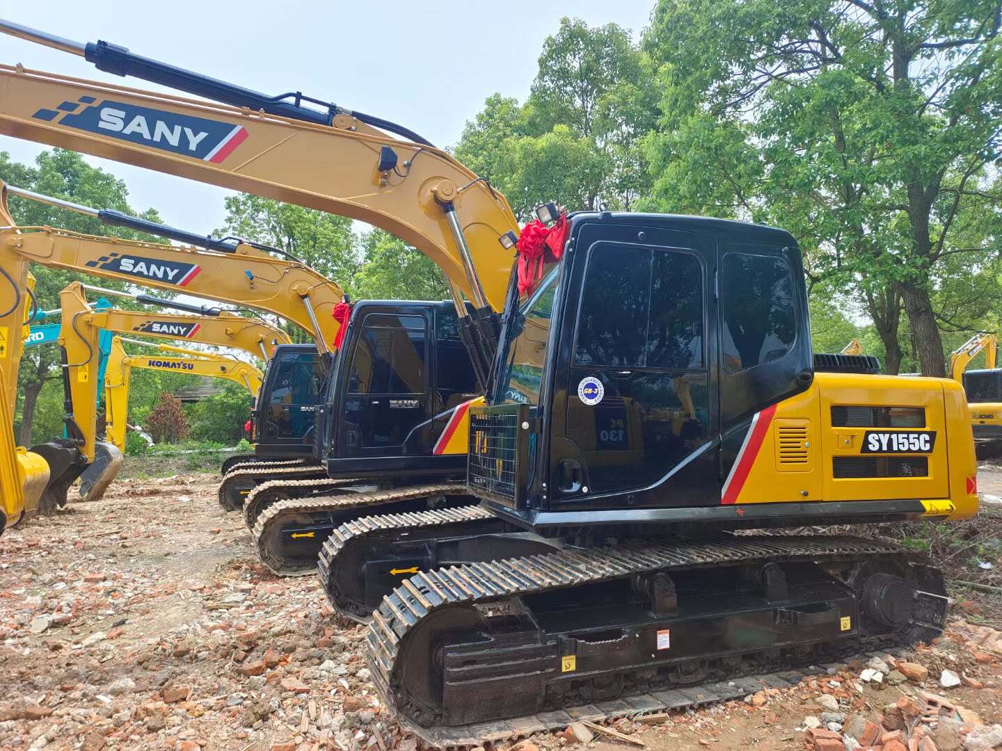 SANY SY155C Excavator with Original Hydraulic Valve and 4001-6000 Working Hours