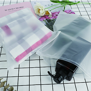 Poly Packaging Bags Frosted Zipper Bags Clear Zip lockk Storage plastic bags for shipping shirts small