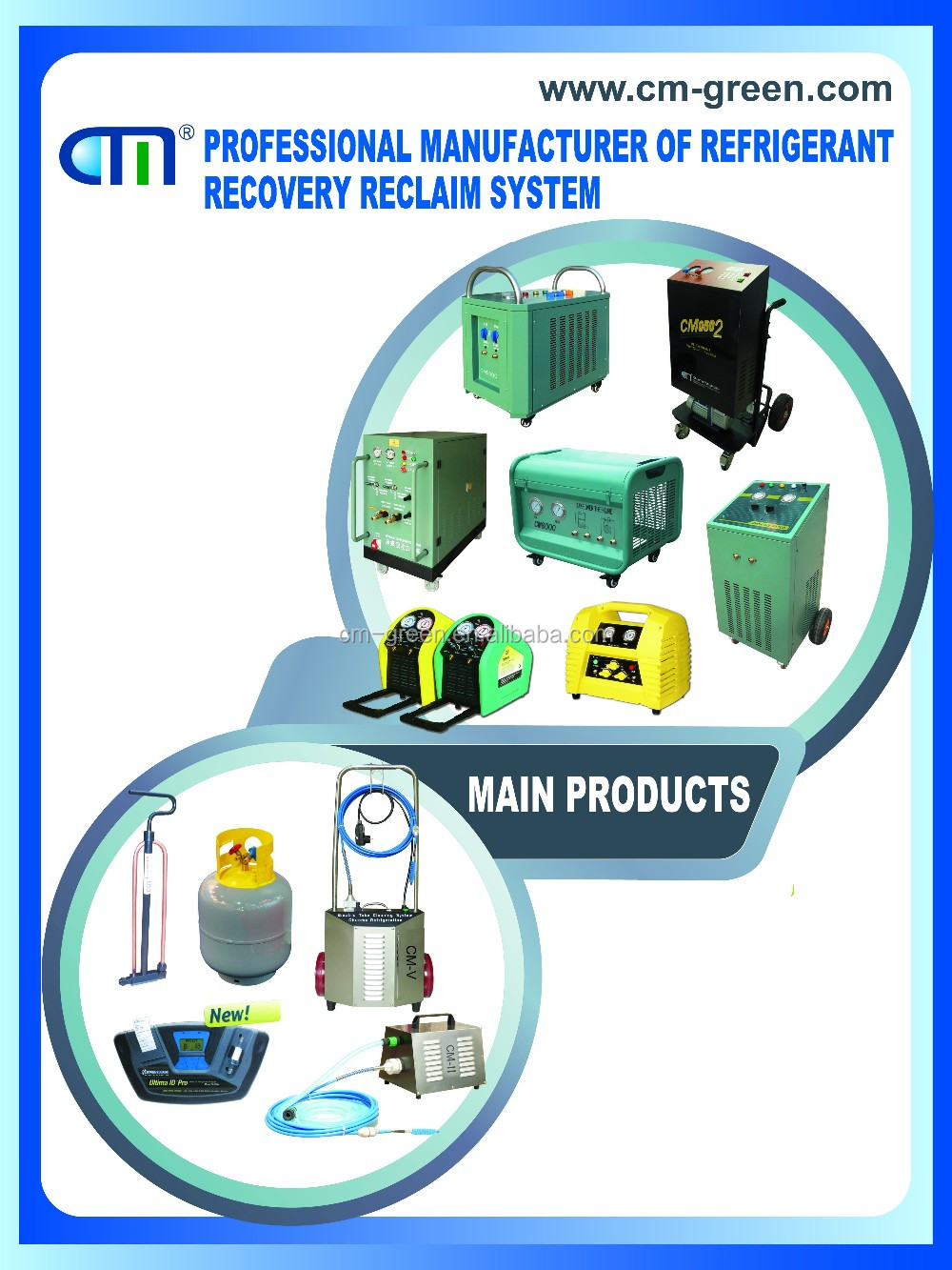 R123 Oil Less Refrigerant Recovery Machine