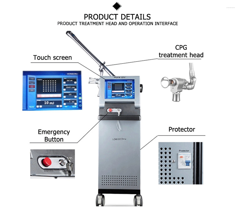 New arrival hot selling CE approved input 1000W co2 fractional forever beauty laser device