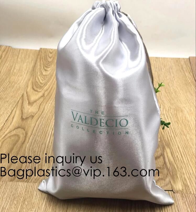 Soft Cotton Flannel Dust Bag With Drawstring/Flap,Natural color, off white color, white color, black color, red, product