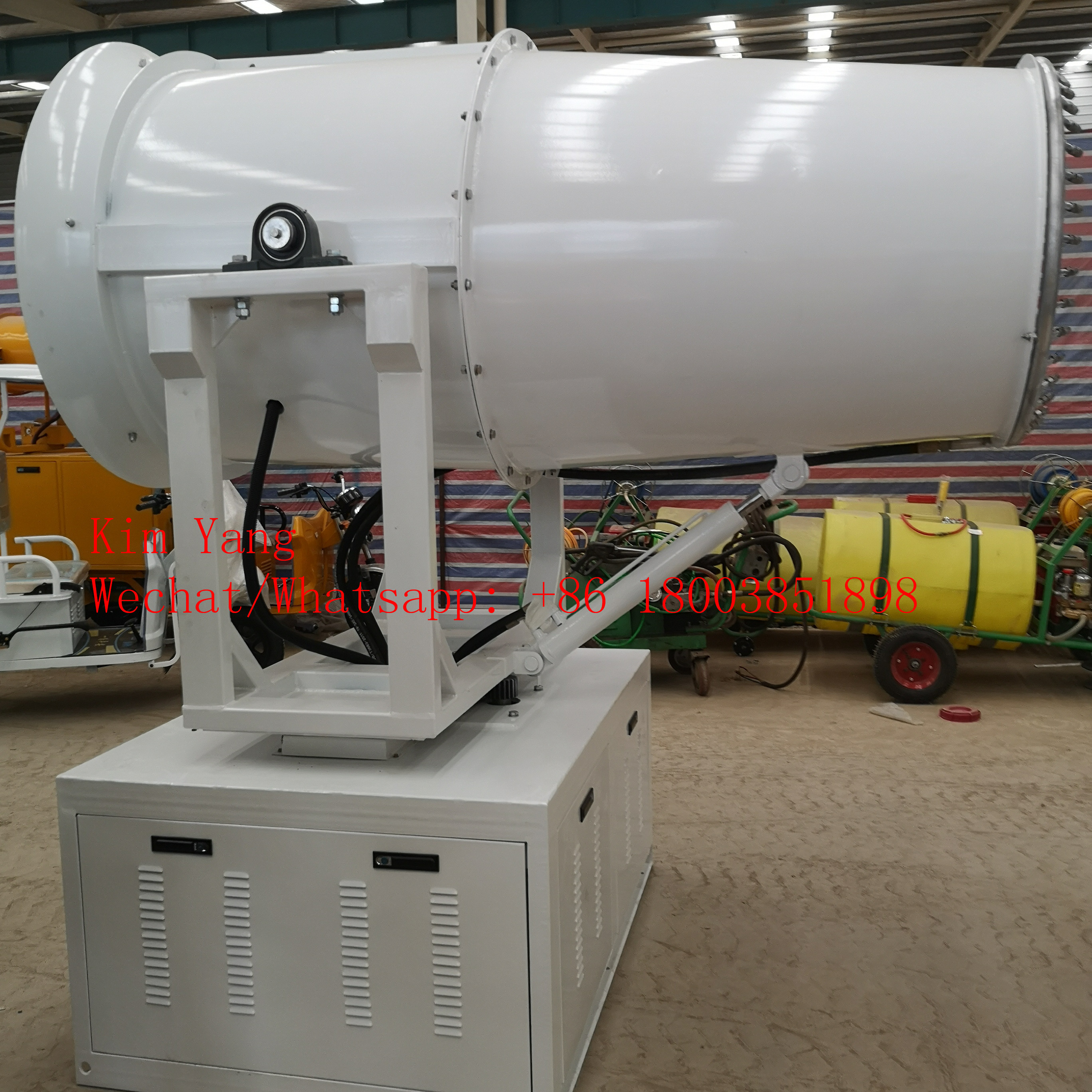50M remote control dust control mist cannon sprayer fog cannon fighter with CE Certification