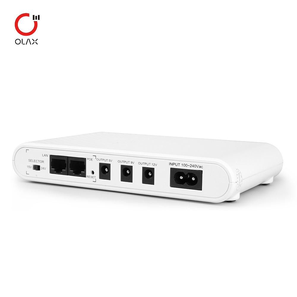 OLAX POE D3 Smart UPS DC Output 20000mah 74WH Battery Capacity mini UPS Power Supply Backup for wifi router