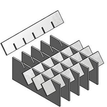 Notch on the bearing bars are at a angle of 30Â° or 45Â°