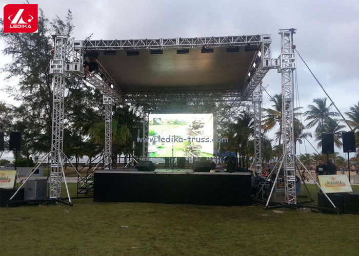 15m Diameter Spigot Aluminium Truss System DJ Lighting Truss Stand