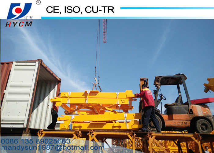 QTD5523 Tower Crane Climbing Cage 12ton Weight 55m Lifting Arm Construction Crane Machine