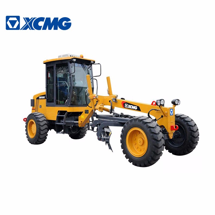 High Power Small Road Grader , Road Construction Machinery Hydraulic Controlled