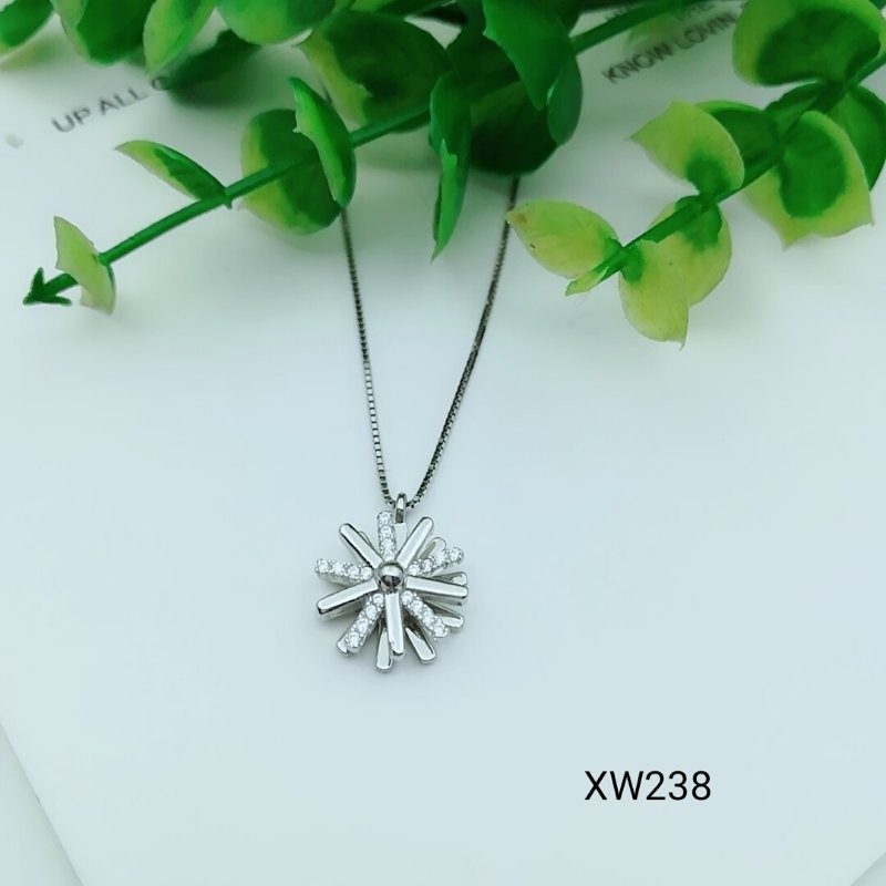 Latest product super quality China sale jewelry charm white stainless steel necklace whole XW248