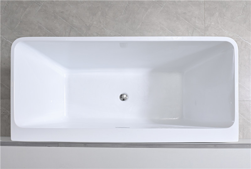 Egg Shaped Acrylic Bathroom Freestanding Bath Tub High Glossy 1600
