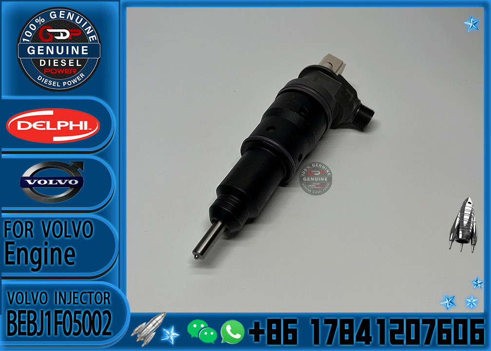 Diesel Engine Common Rail Fuel Injector 22282199 22282202 22301418 BEBJ1F05002 for Vol-vo Trucks
