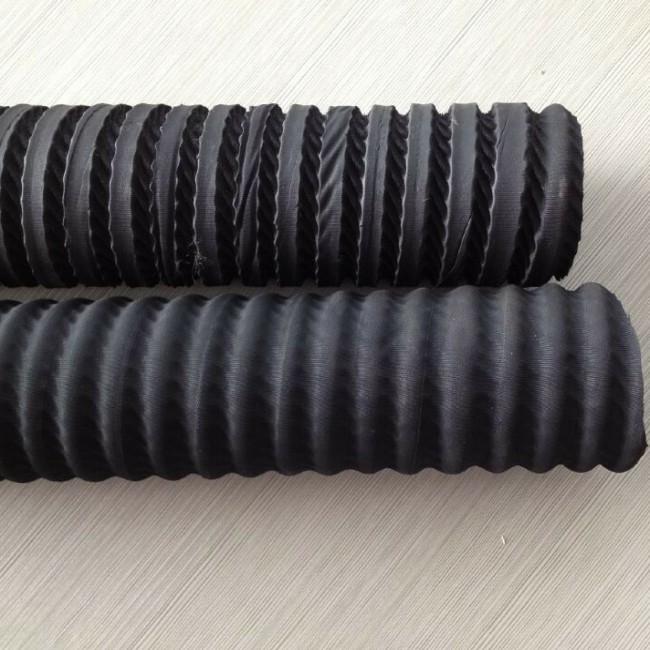 NR CR SBR Rubber Bulk Material Handling Hose With Double Layer Reinforced