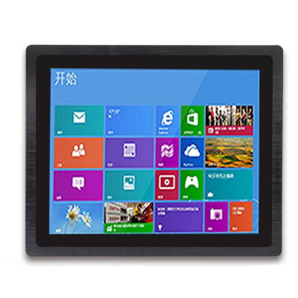 Integrated High Brightness 12 Inch LCD 12V 24V VGA DVI Outdoor Capacitive Touch