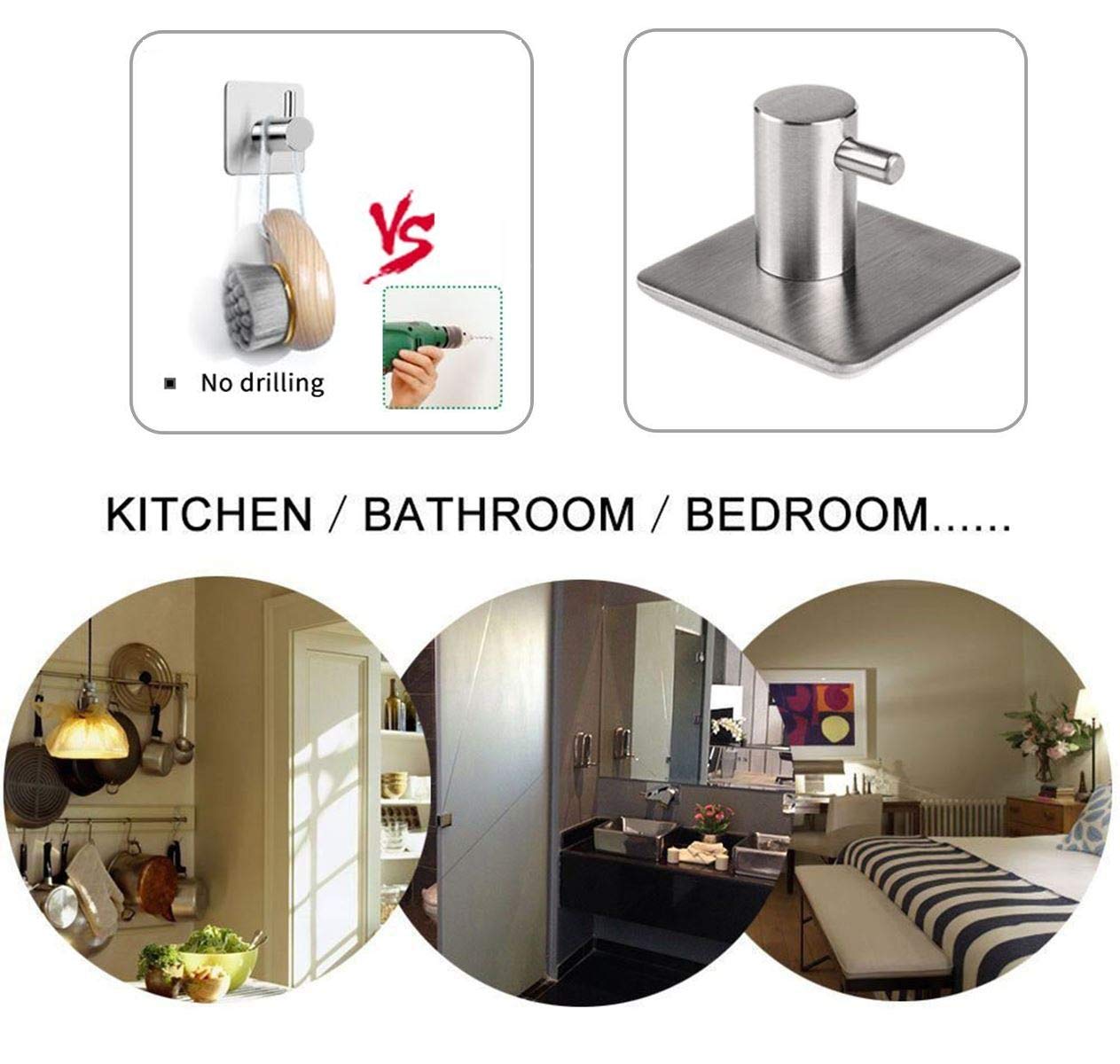 Matel Towel Hook Bathroom Hardware Accessories