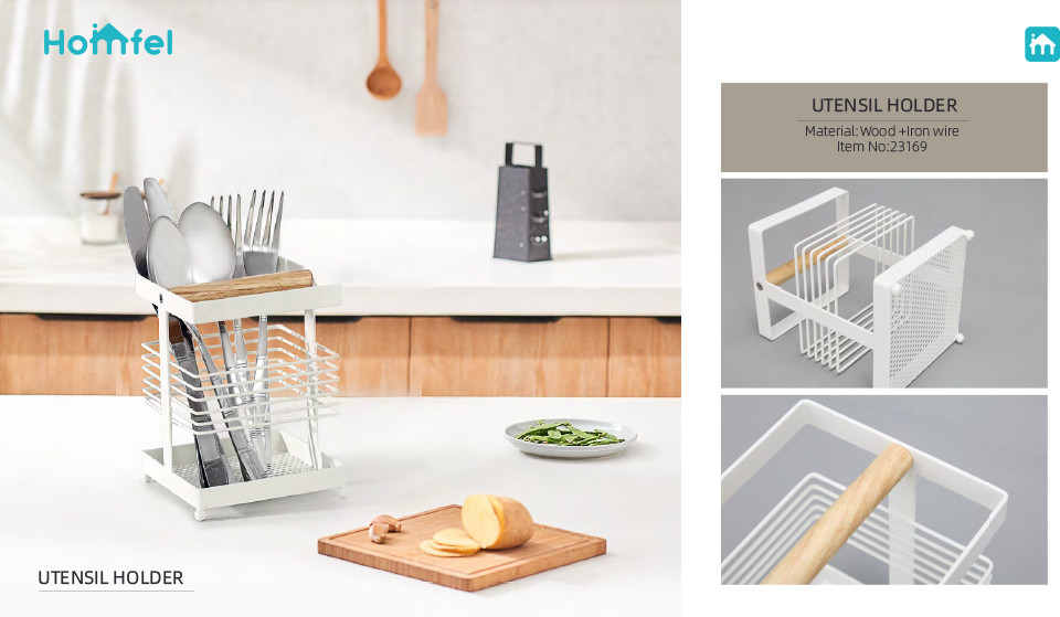 Convenient Kitchen Utensil Holder For Home And Restaurant Organization
