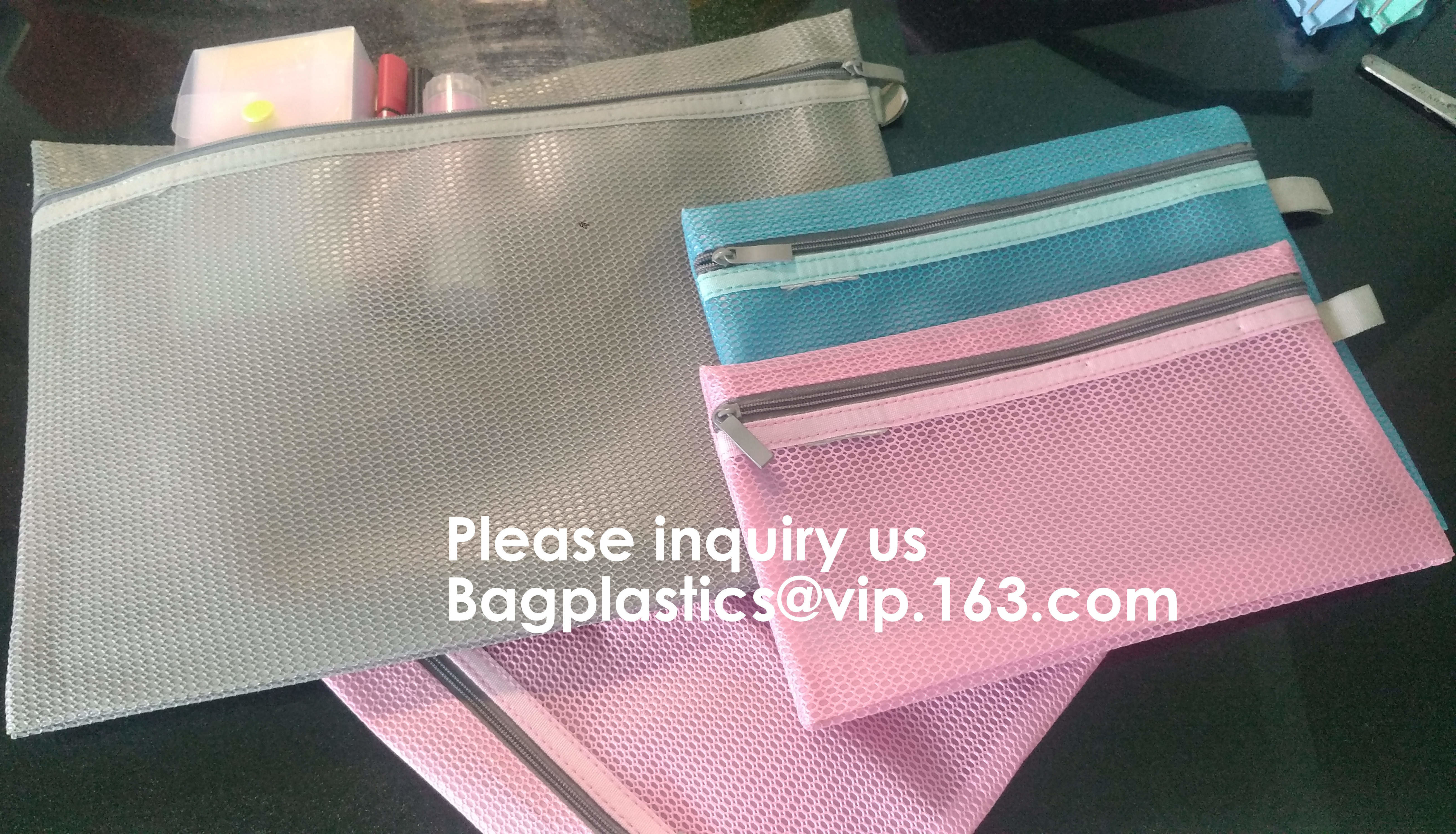 Resealable Clear Reclosable Stand Up Pouches Plastic Seal Zip Lock Bags Poly Bag,gridding document zip bag with metal ho