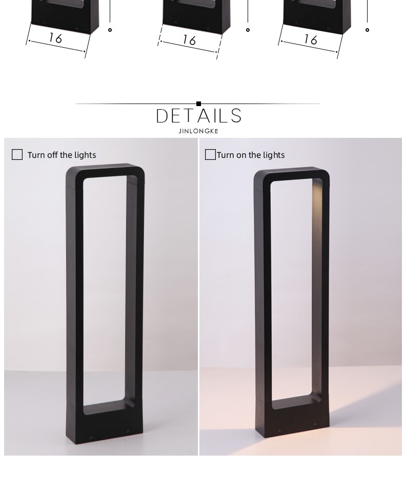 Villa Motion Sensor LED Light 6000K Motion Sensor Solar Landscape Lights
