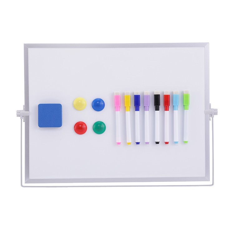 Desktop Portable Folding Whiteboard Erasable Magnetic Dry Erase Board With Stand