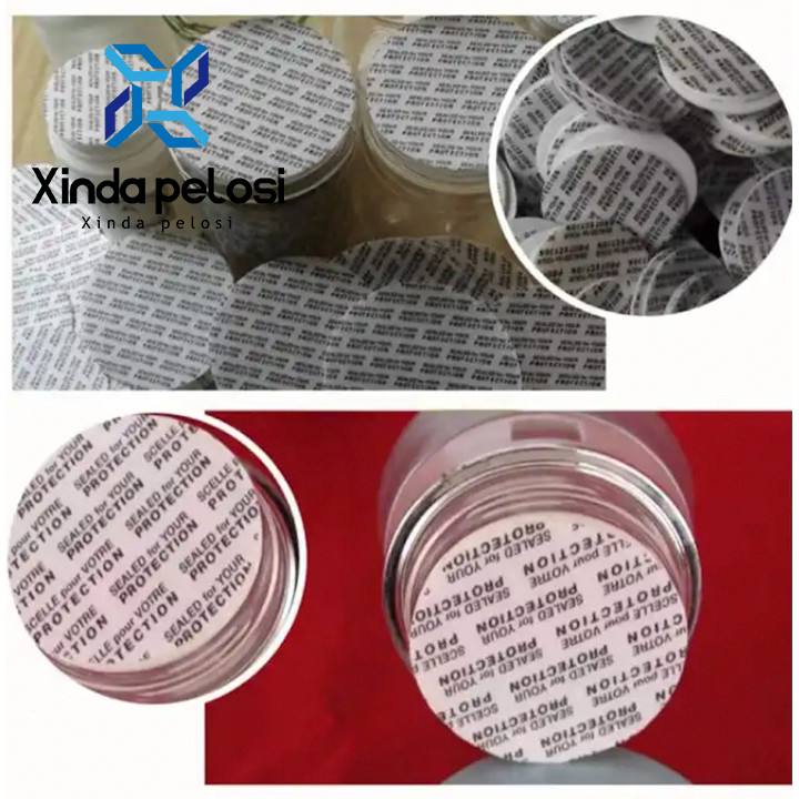 Heat Induction Seal Cap Liners Induction Liner Seal For Printed Plastic Bottle Mouth Lid Cap Cover