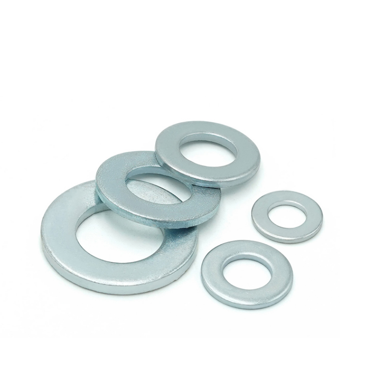 Customized Service Provided Carbon Steel Stainless Steel DIN125A Galvanized Flat Washer