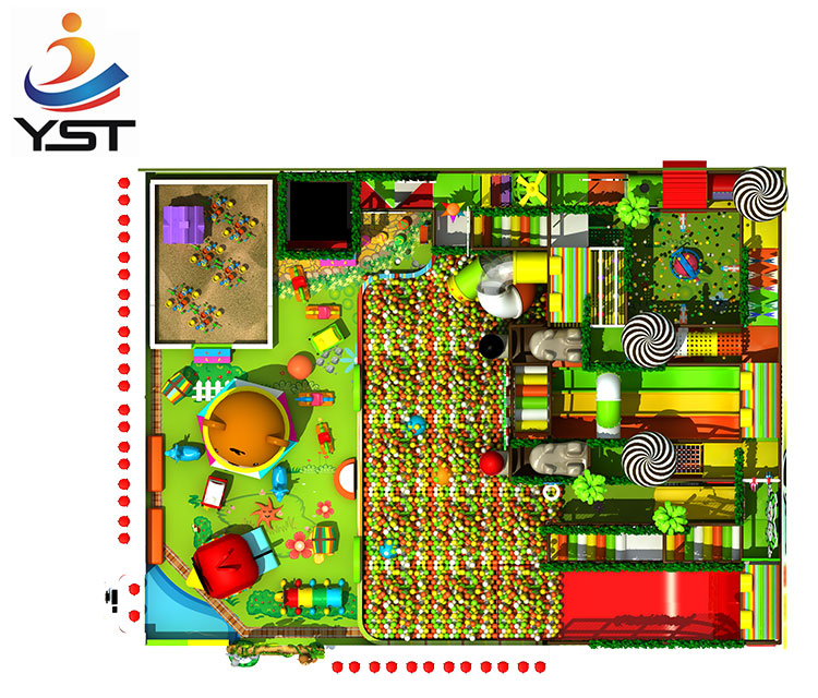 Huaxia Cheap Jungle Theme Soft Play Indoor Playground Equipment for Kids