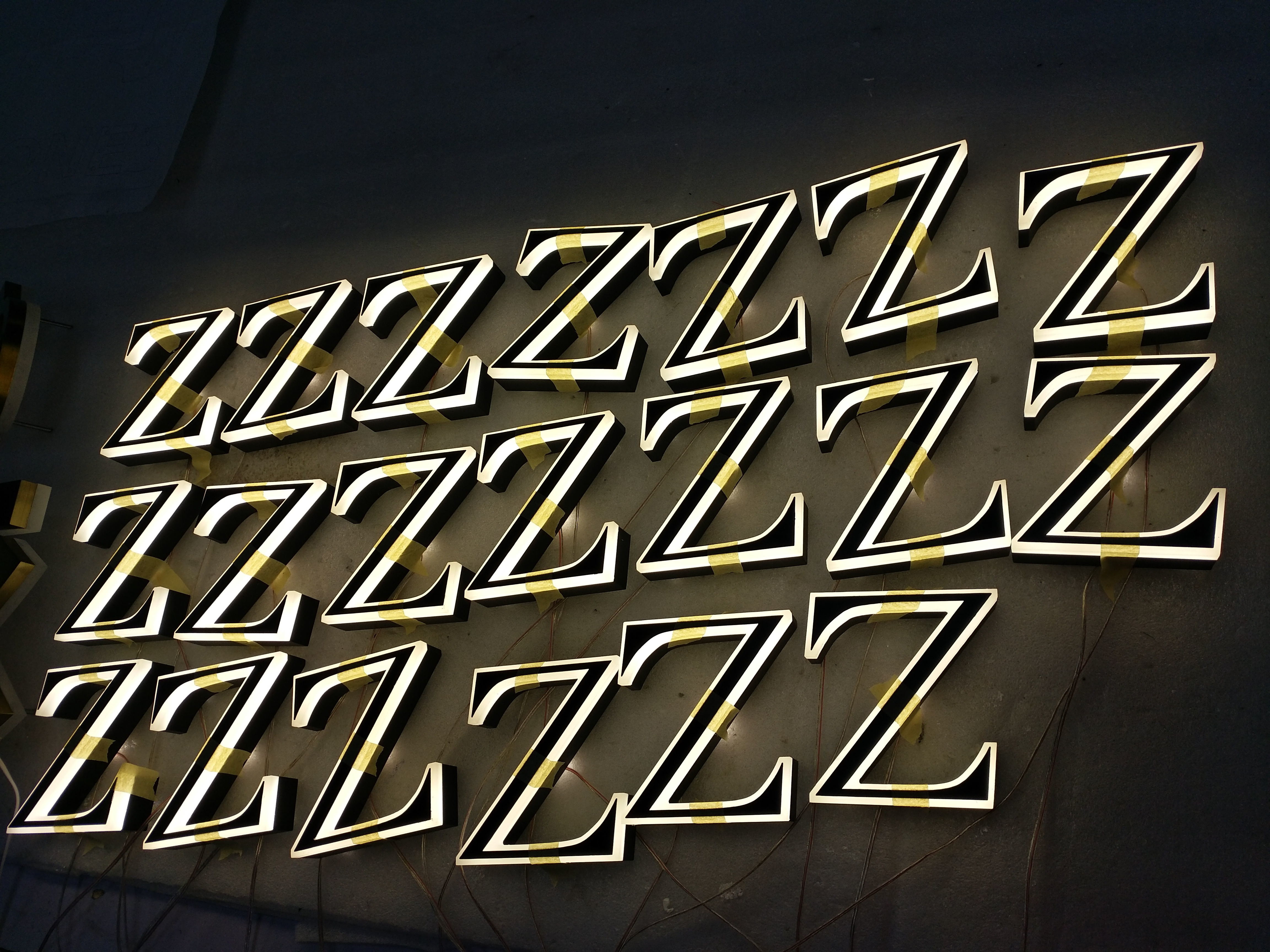 3D LED Channel Letters Illuminated Signs Wall Mounted / Hanging / Free Standing