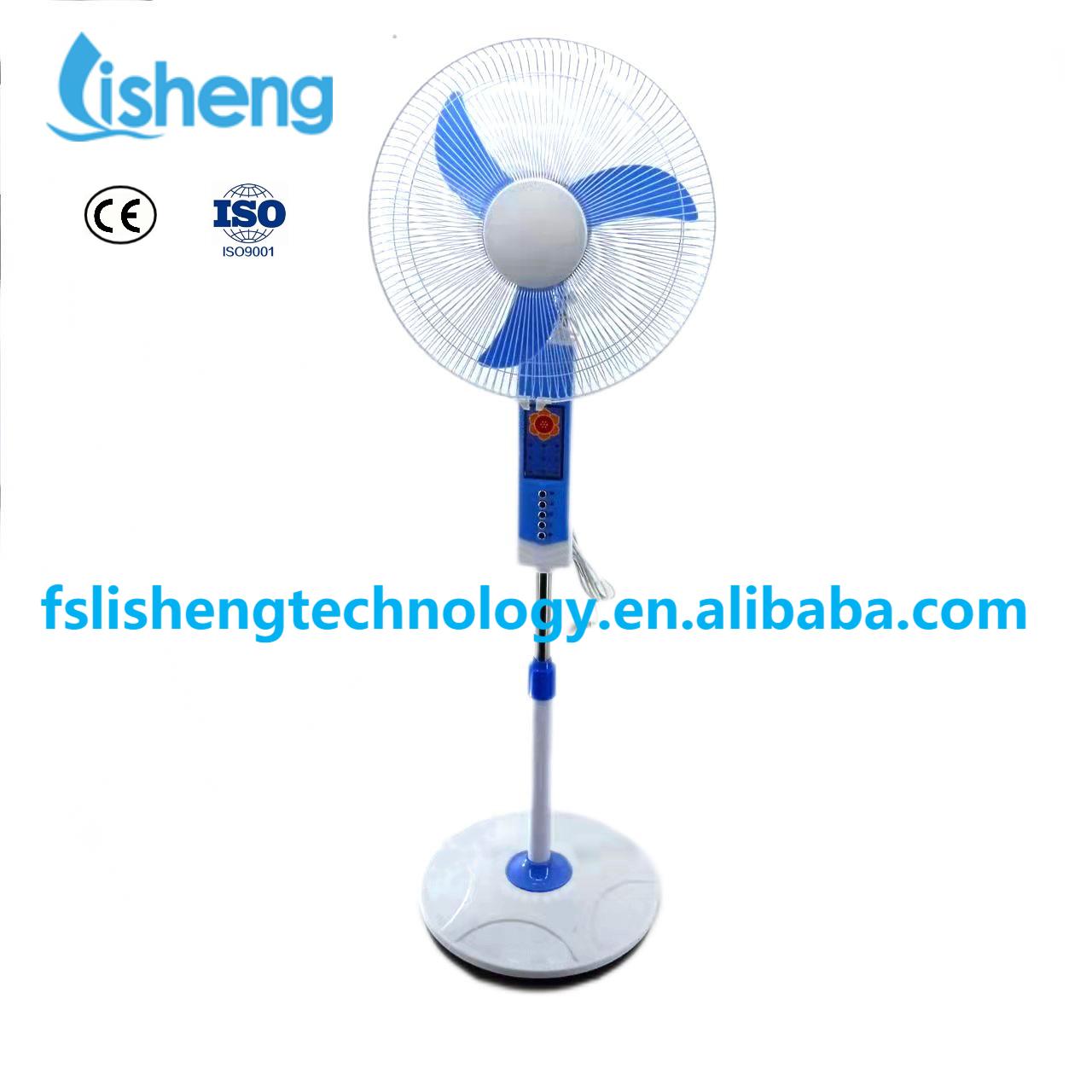Home Electric Floor Fan 16 Inch With 3 Adjust Speed And Brushless Motor