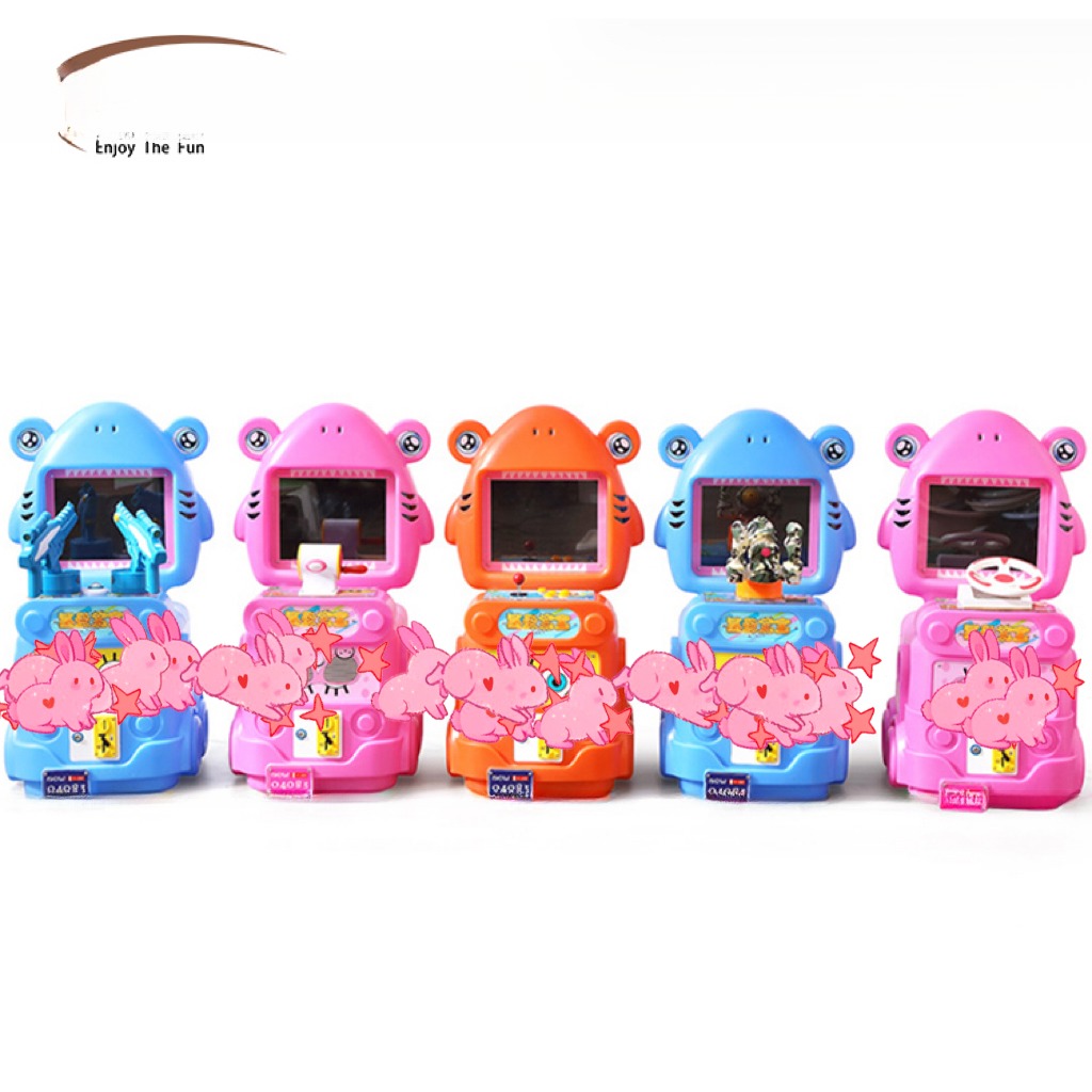Dreamland Original design children arcade game machine coin operated shark baby kids racing car game machine