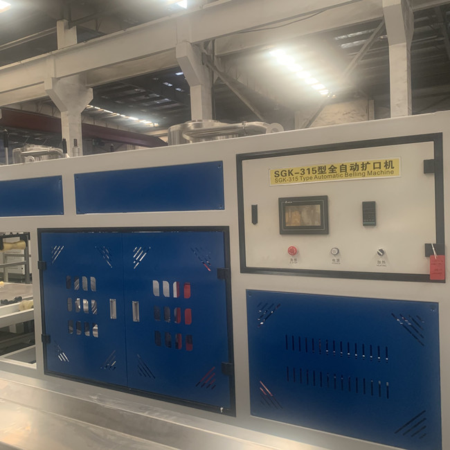 350mm PLC Control Pipe Forming Flaring Machine 14Mpa Oil Pressure