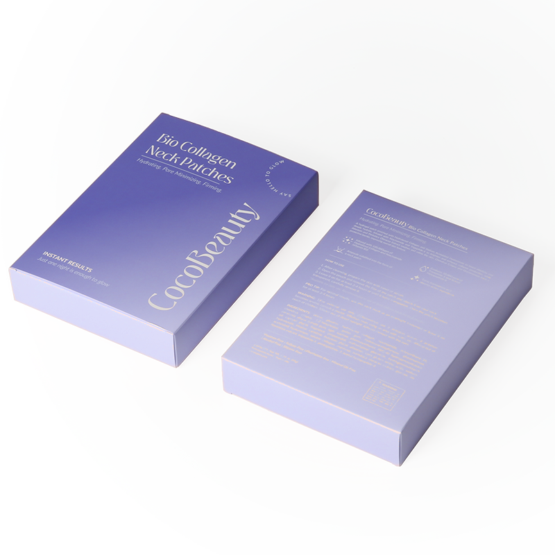 OEM Logo Tuck End Printed Paper Packaging Box With CMYK 4 Color Offset Printing
