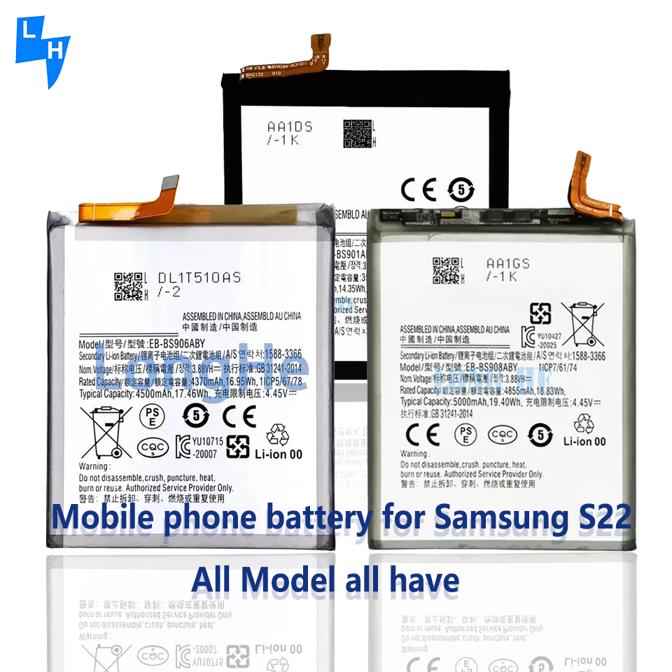 EB-BS901ABY EB-BS906ABY EB-BS908ABY Battery for Samsung S22 S22 S22 Ultra Full Range