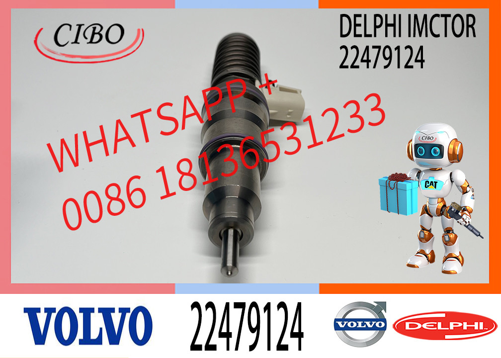 Spare Parts 22479124 21106375 21340611 Common Rail Fuel Injector For VOL-VO D13 Engine Injector Remanufacturing