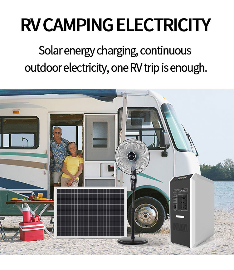 3800W Portable Power Station Outdoor Camping With Solar Power Generator