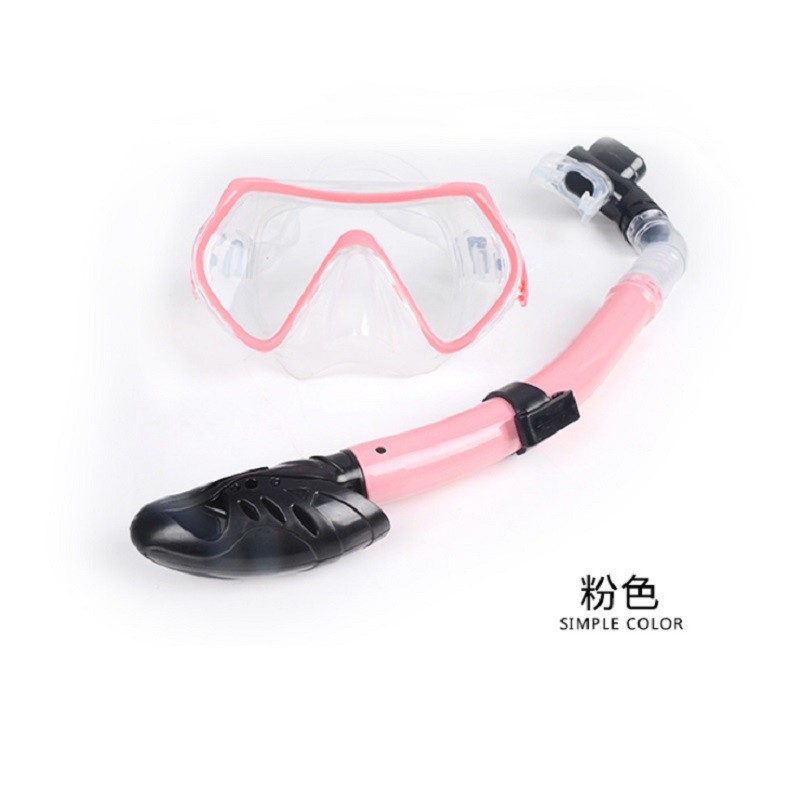 Diving equipment silicone diving mask set of underwater ventilation pipeDiving mask + snorkel
