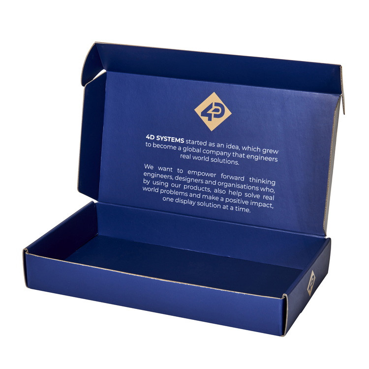 Customized Logo Recycled Corrugated Boxes For T Shirt Packaging Boxes