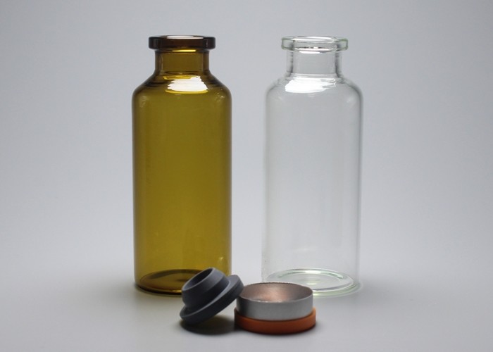 30ml Clear Or Brown Little Medication Tubular Glass Vial