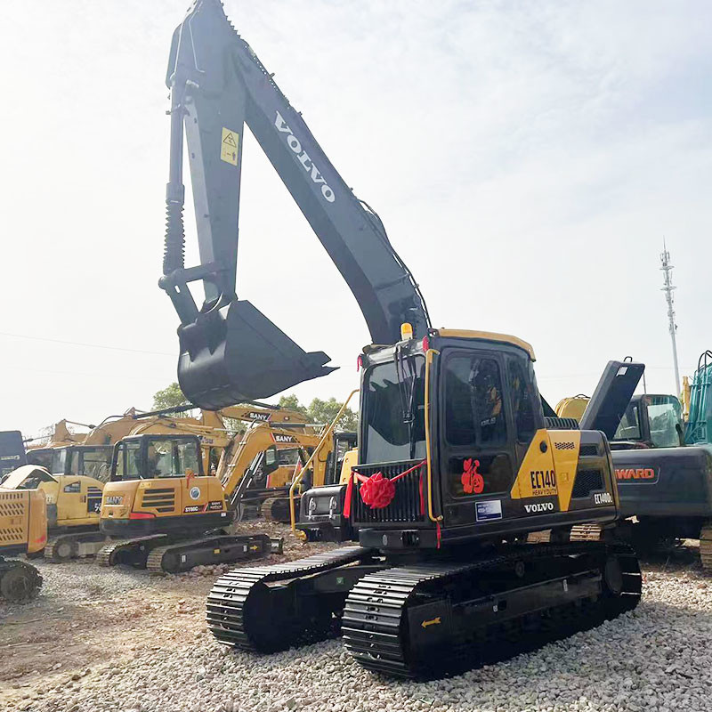 Volvo EC140 Used Small Excavators Original 260L Fuel Tank 2nd Hand Mini Excavator For Sale