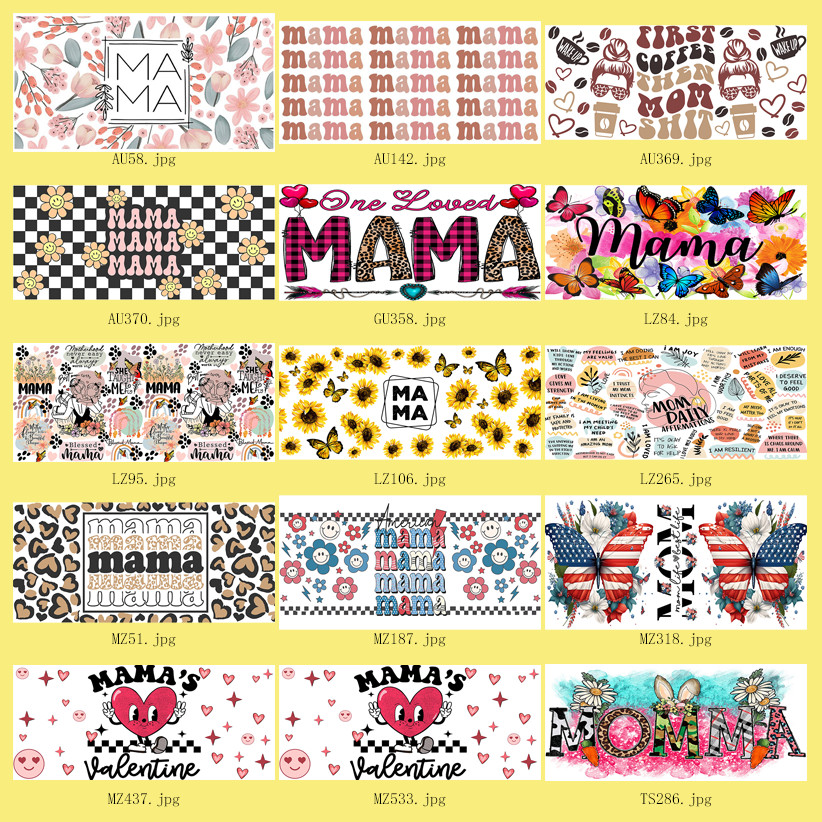 Mama'S Day UV DTF Transfer The Perfect Solution For UV Printers And Designs