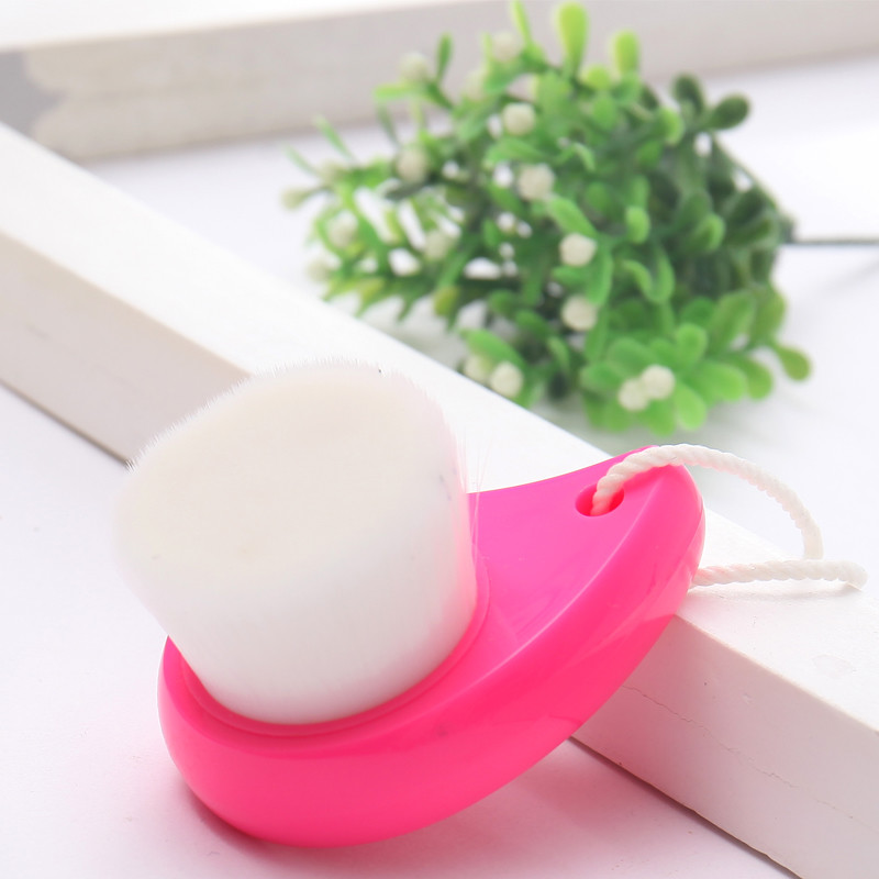 WSFB01 Multicolor Lightweight Smooth Face Wash Scrub Brush