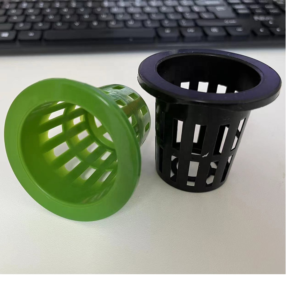 2" 3" 4" Clear Mesh Hydroponic Plant Pot Manufactured for by Plastic Injection Craft