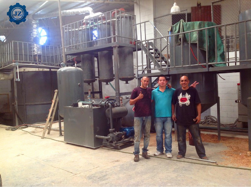 20Ton 30Ton Fully Automatic Waste Engine Oil Recycling Distillation Plant With Vacuum System