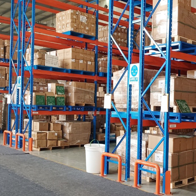 ISO 9001 Warehouse Racking System Pallet Storage Custom Beam Heavy Duty Racking