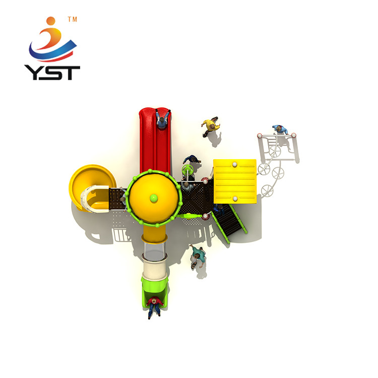 Sports Park 2.5cbm Kids Playground Slide With Wingset