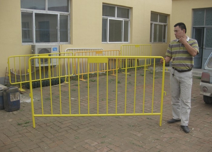RP Safety Removable Metal Pedestrian Barriers , Steel Road Safety Barricades
