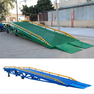 Buy cheap Warehouse 10m Movable Loading Dock Adjustable Yard Dock Ramp product