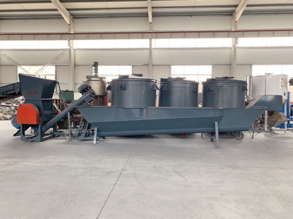 Automatic PET Bottle Washing Line Label Remover Recycling Machines