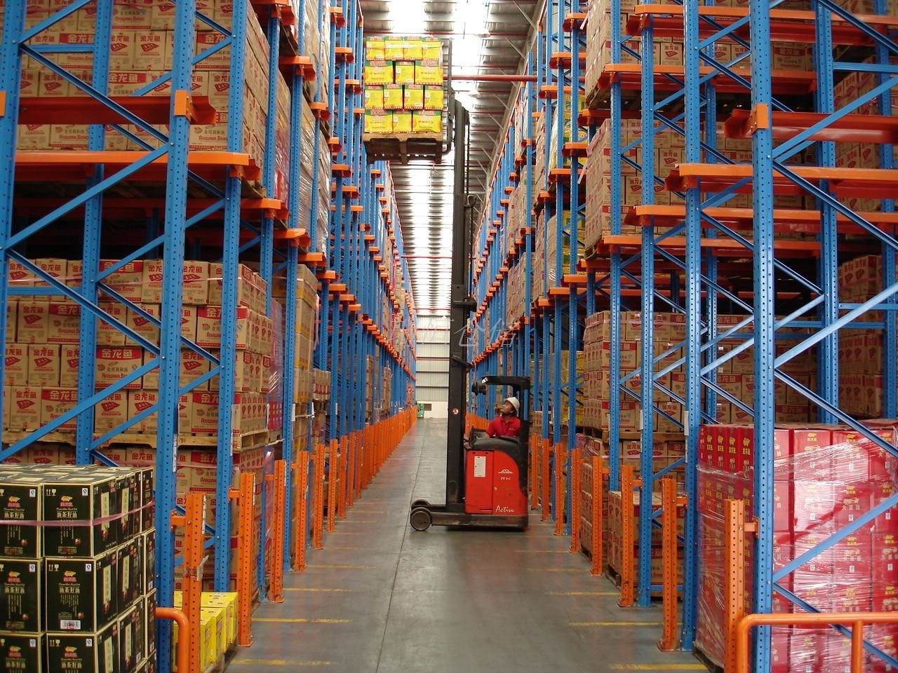 Storage Steel Drive In Pallet Racking System Heavy Duty Industrial Storage Equipment